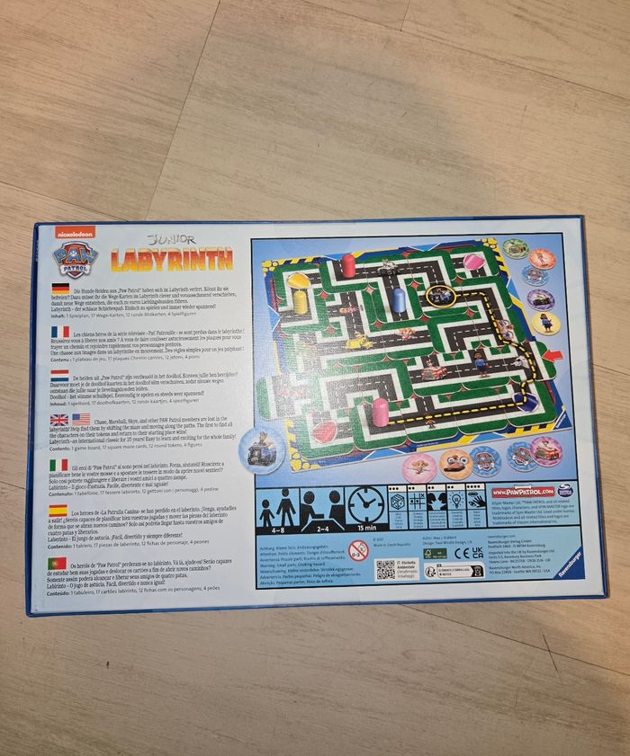 Jeu de société labyrinthe pat patrouille neuf - photo numéro 2