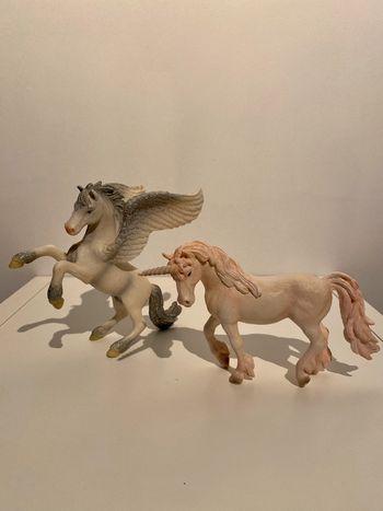 Schleich Pégase 70202 et Licorne 70201 Paillettes 2004