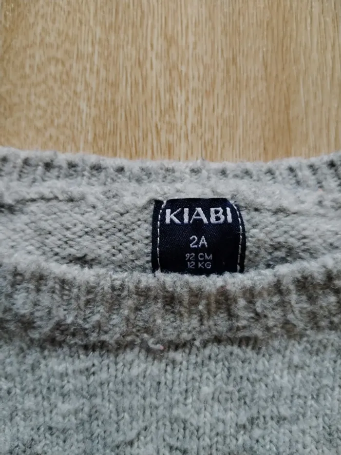 Pull 2 ans Kiabi 92cm - photo numéro 3