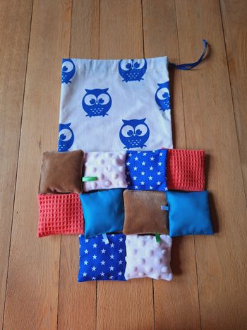 Montessori 10 coussins sensoriels