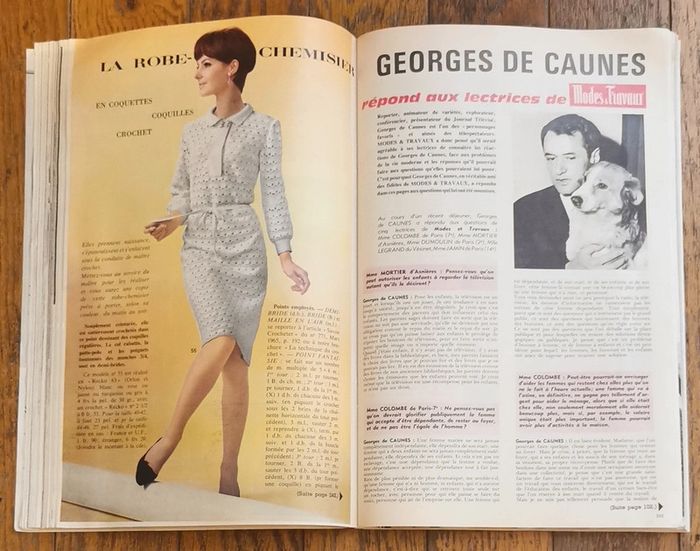 Ancien magazine Mode et travaux 1966 avec 3 patrons + supplément n°784 vintage - photo numéro 12