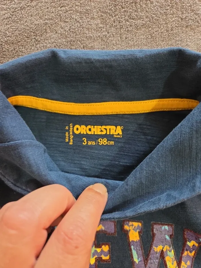 Tee-shirt manches longues col roulé 🌸 3 ans - photo numéro 2