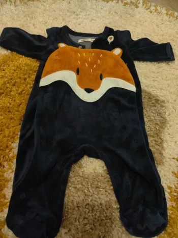 Pyjama velours 3 mois