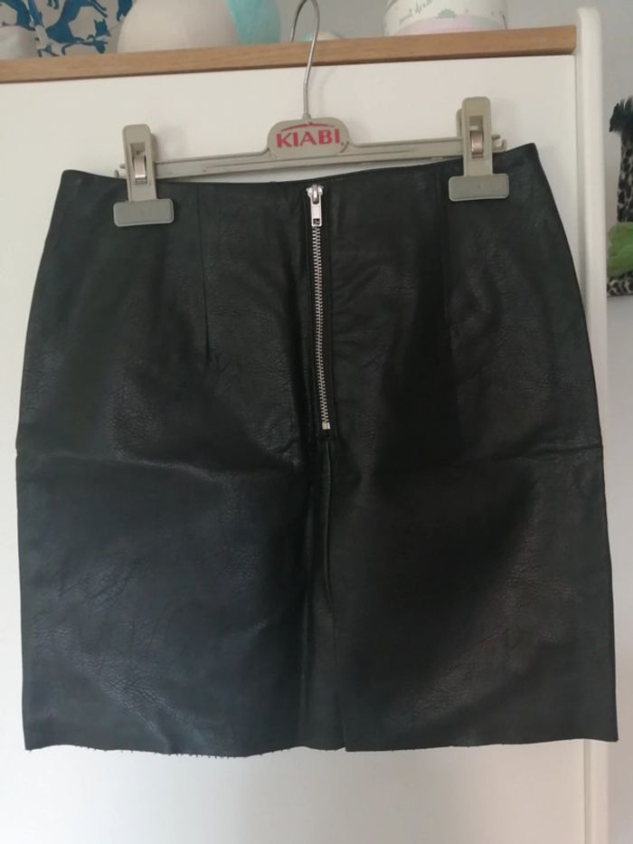 Mini jupe simili cuir - photo numéro 3