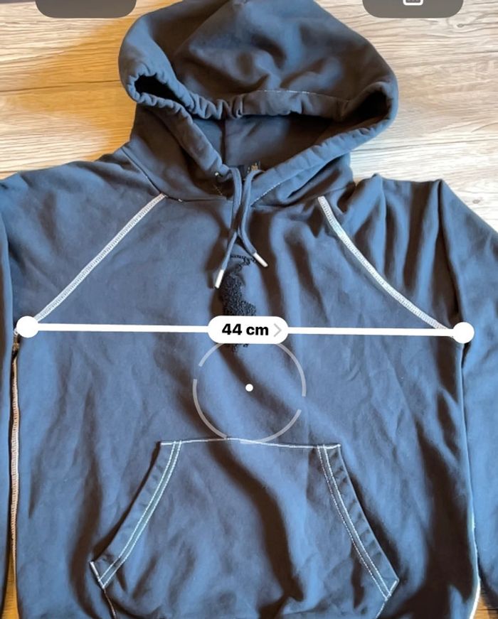 Ralph Lauren sweat capuche coupe courte taille S très bon état gris anthracite - photo numéro 8
