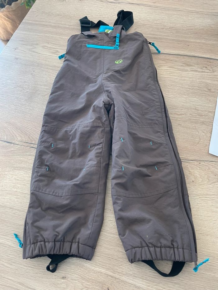 Ensemble salopette+manteau+moufles ski 3 ans - photo numéro 3