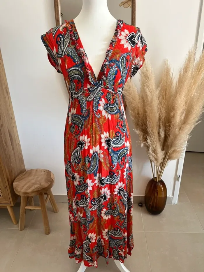 Robe longue rouge Holly & Joey - photo numéro 5