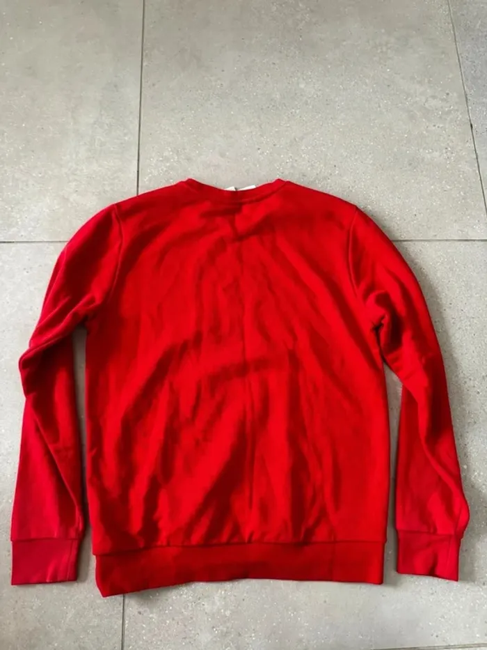 Pull adidas rouge taille 13/14 ans, très bon état - photo numéro 3