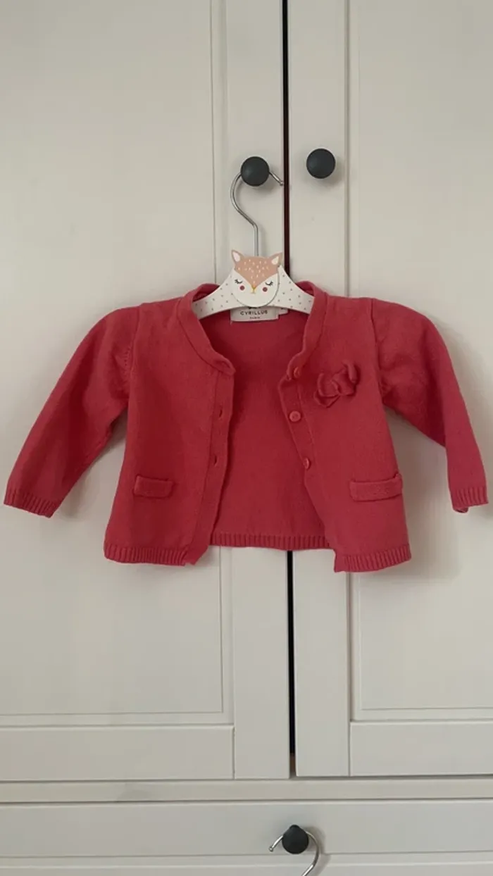 Ensemble Gilet Cyrillus et Blouse Boutchou 3 mois - photo numéro 7