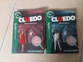 Lot 2 livres cluedo