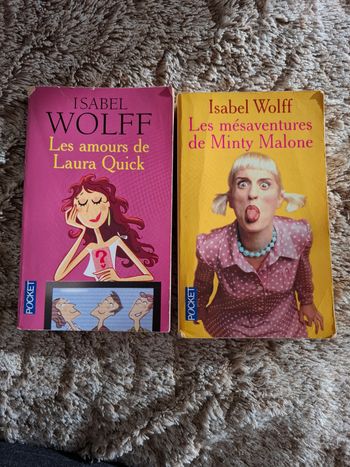 Lot de 2 romans de Isabel Wolff en bon état 
