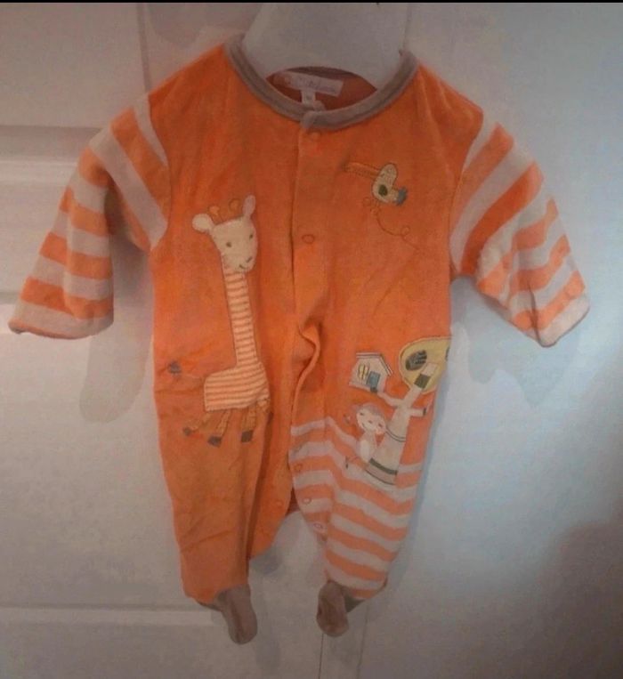 Pyjama velours bébé garçon kitchoun 6 mois