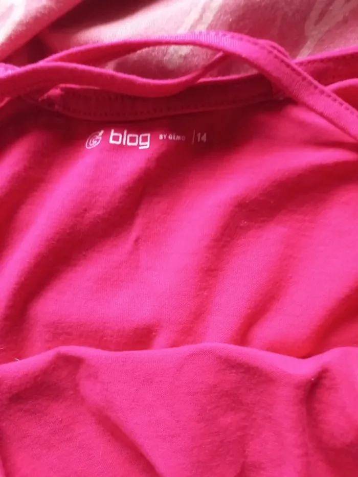 Tee shirt fuchsia Gémo - photo numéro 4