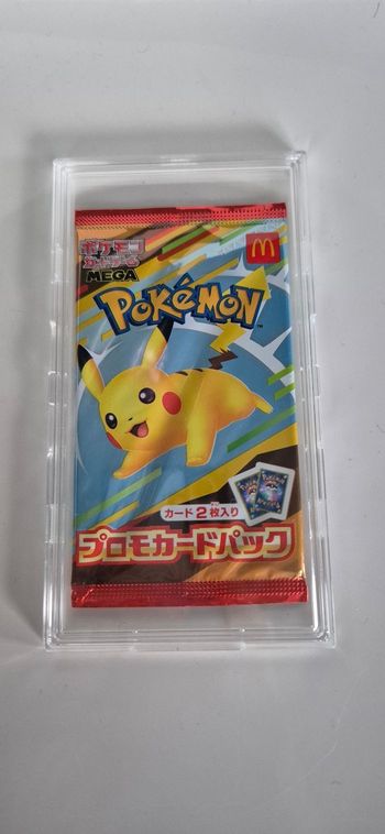 Booster pokémon mac donald's Pikachu 