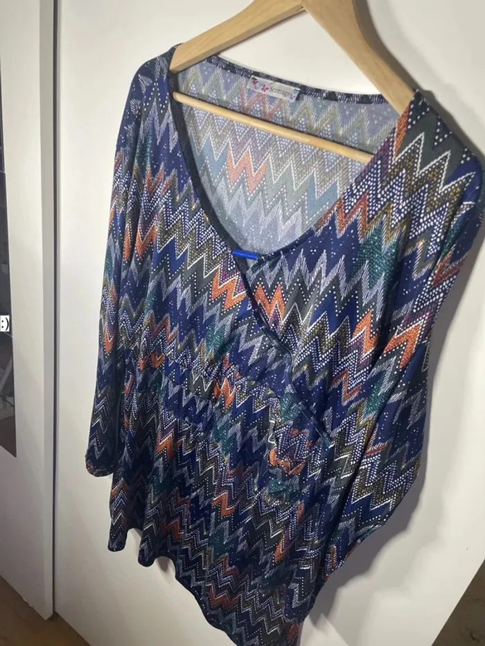 Blouse légère femme taille 48 / scottage - photo numéro 2