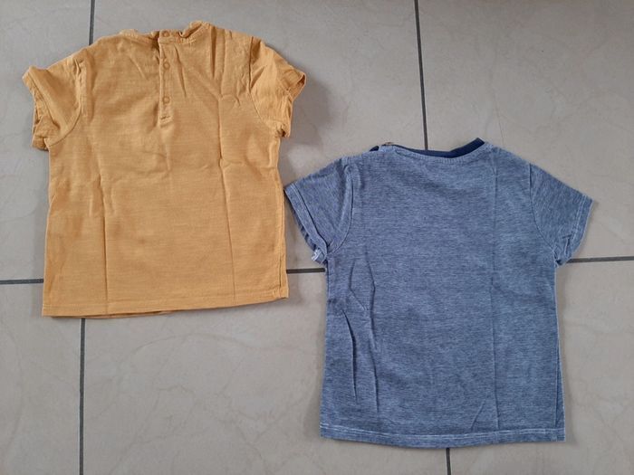 Lot de 2 tee shirts manches courtes garçon 18 mois - photo numéro 2