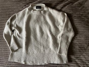 Pull long maille épais laine