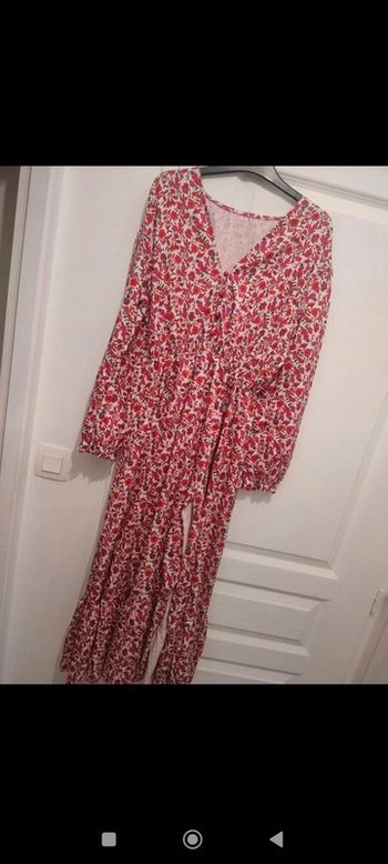 Robe longue fleuri