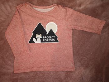 T-shirt garçon manches longues 6 mois