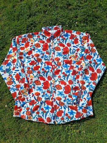 Chemise floral casual 44 2XL