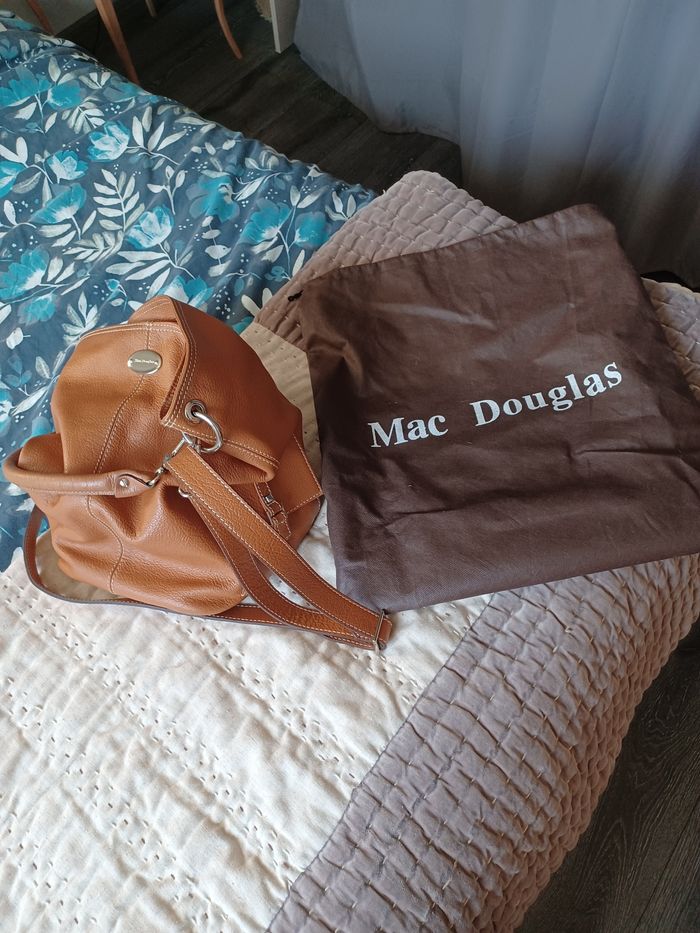 Sac MAC DOUGLAS  Marron caramel avec accessoires - photo numéro 7