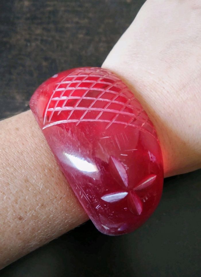 Bracelet rouge BAROCA - photo numéro 2