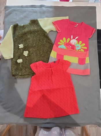 Lot de 3 robes hiver