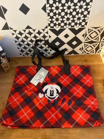 Sac shopping tôt bag Santa claus / mickey noël