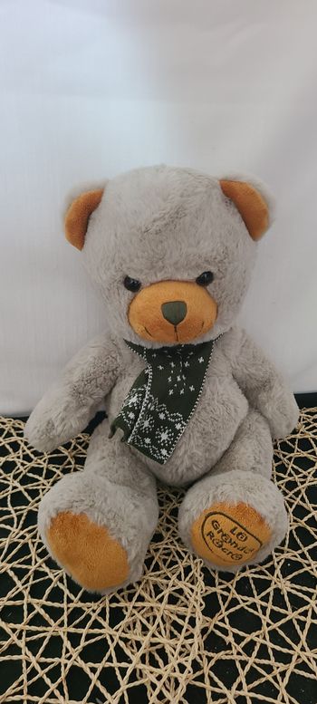 Doudou Ours la grande Récré - Nougat