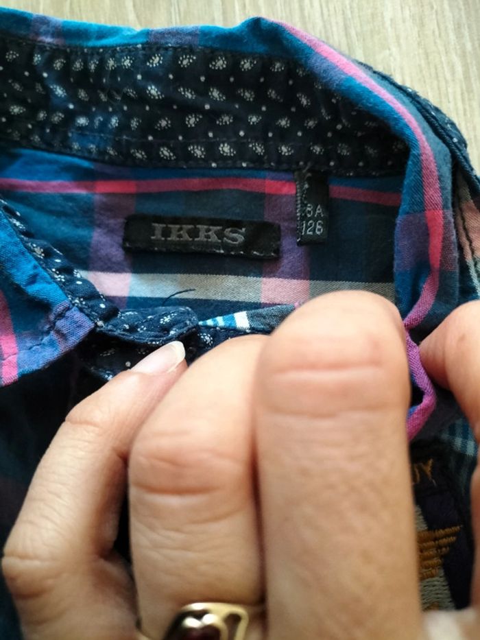 Chemise à carreaux et rayures - photo numéro 4