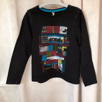 T-shirt noir building 6 ans Orchestra