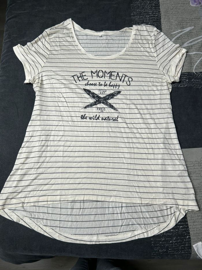 Tee shirt crème écru