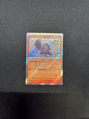 Carte Pokémon plumeline shiny 113/91 destinée de paldea NM