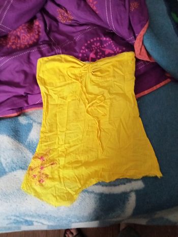 Débardeur jaune Pimkie