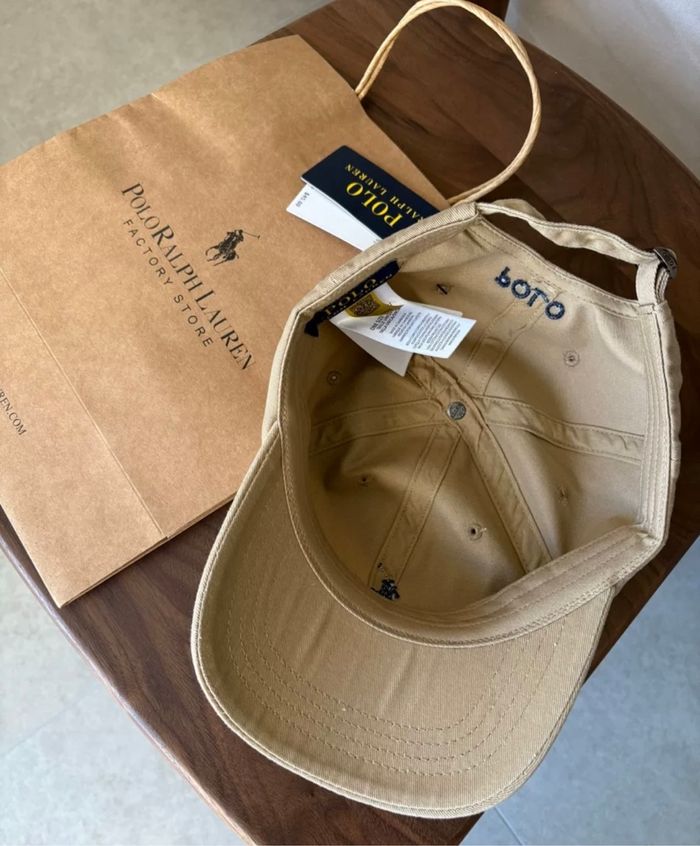 Casquette Ralph Lauren beige foncée - photo numéro 5