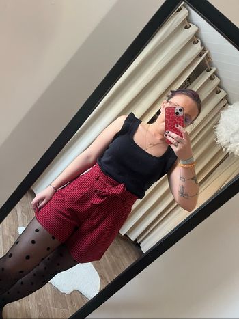 Short à carreaux