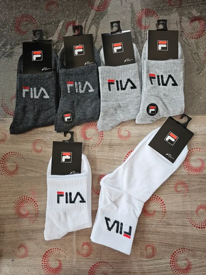 Lot de 6 paires de chaussettes Fila
