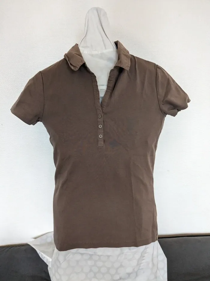 Polo Esprit - marron taupe