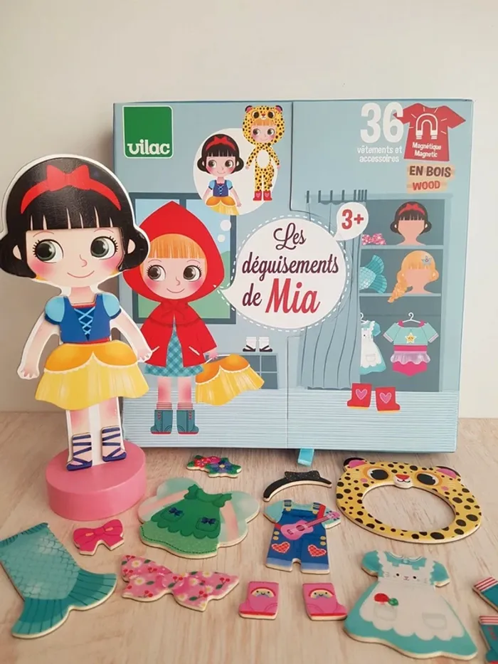 Jeu magnétique Vilac Les déguisements de Mia