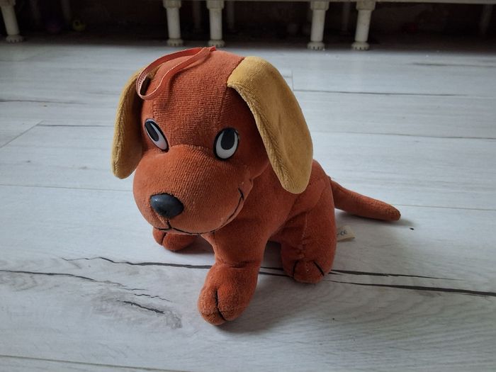 Peluche chien marron 16 cm - photo numéro 2