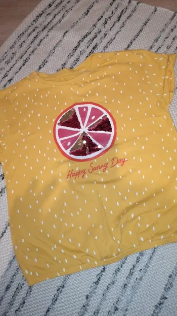 Tee-shirt moutarde