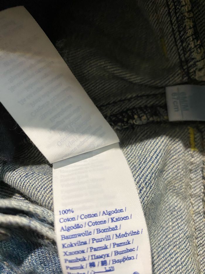 Short cargo en jeans 6 mois Obaibi - photo numéro 5