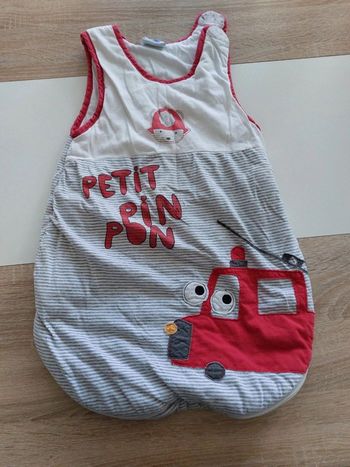 Gigoteuse 0/6mois pompier