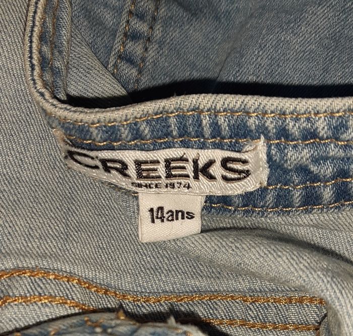 Veste en jeans fille Taille 14 ans Creeks - photo numéro 3