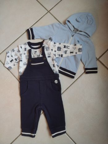 Ensemble 3 pièces Timberland bébé garçon 6 mois