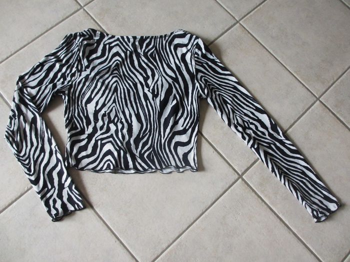 T-shirt manches longues femme - Taille S - photo numéro 4