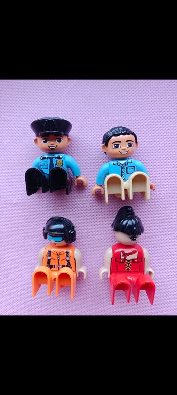 Lot de personnages, figurines Lego Duplo