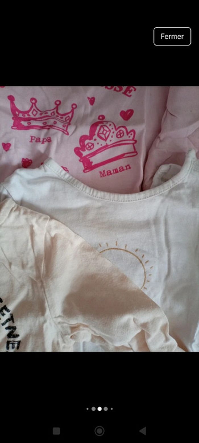 Lot de vêtements printemps été fille en taille 12 mois - photo numéro 9
