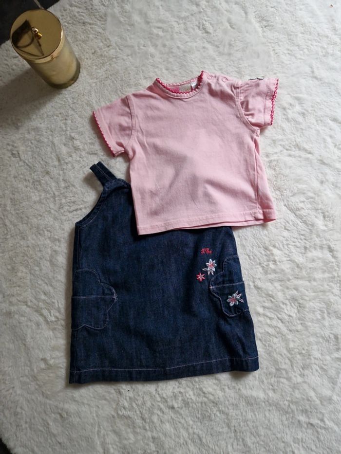 Robe et tee shirt 6 mois - photo numéro 5