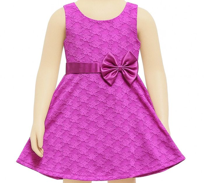Robe lilas à dentelle - photo numéro 3
